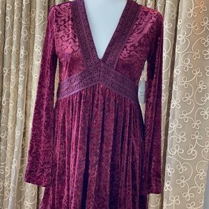 Altered State burgundy dress